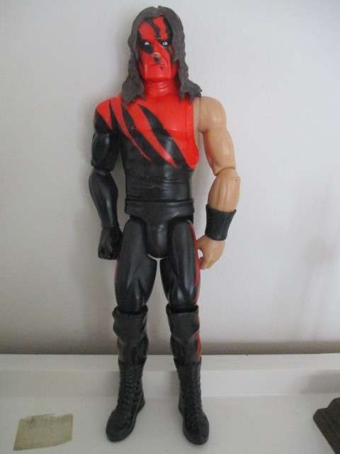 LOVELY WWE - FIGURE - ```KANE``` 29 CM  TALL MAY BE FROM MC DONALDS