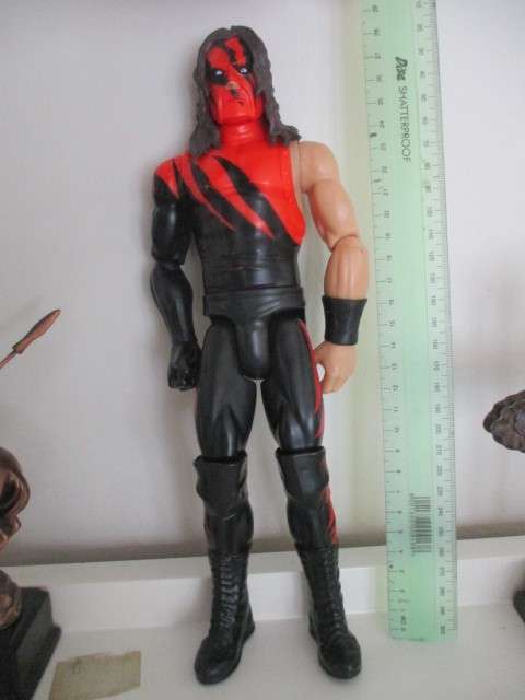LOVELY WWE - FIGURE - ```KANE``` 29 CM  TALL MAY BE FROM MC DONALDS