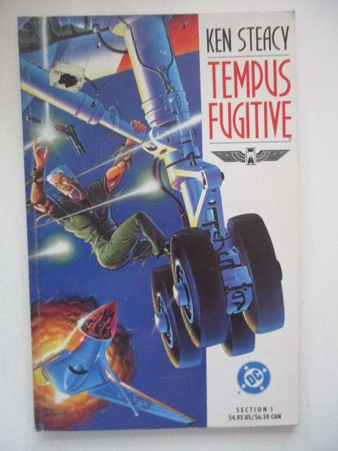 DC  COMICS   /  KEN STEACY COMIC  - TEMPUS FUGITIVE  BOOK ONE OF FOUR 1990