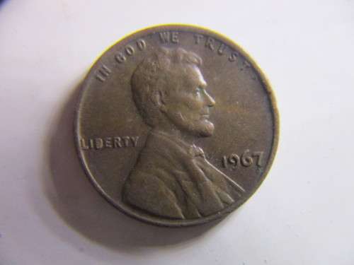 AMERICA 1967 1c COIN ABE LINCOLN