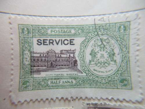 INDIA / BHOPAL  -  STATE OF INDIA  USED MOUNTED STAMPS