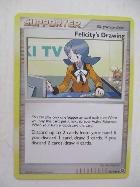 POKEMON TRADING CARD - RISING RIVALS  - FELICITY`S DRAWING