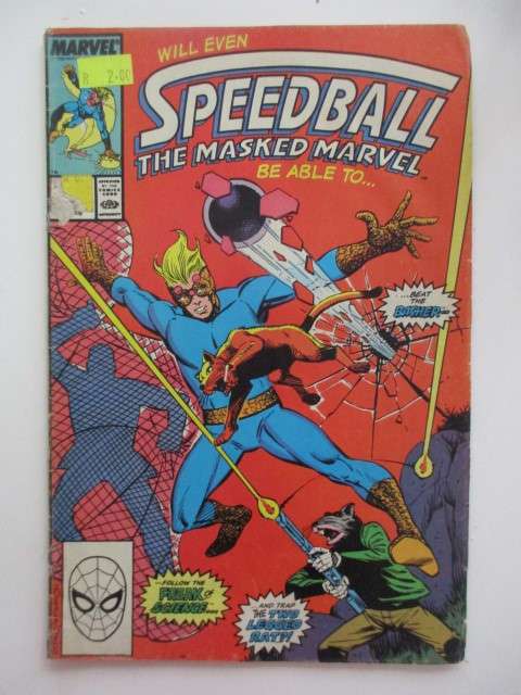 MARVEL COMICS - SPEEDBALL THE MASKED MARVEL -  VOL. 1  NO. 5  - 1989
