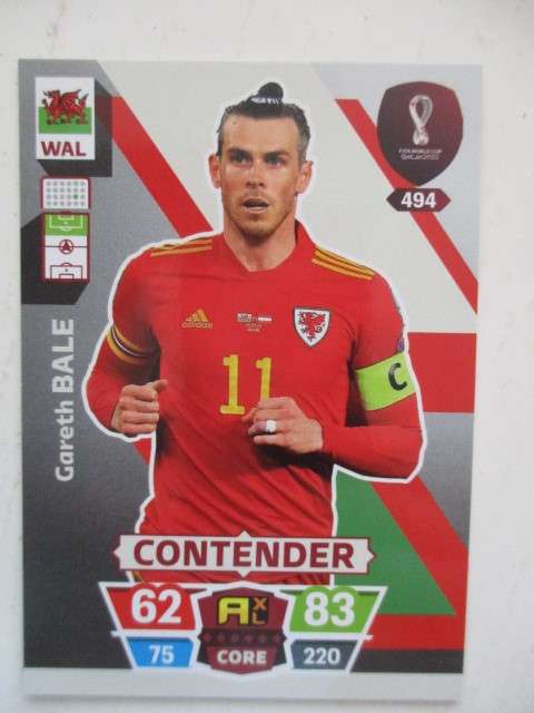 PANINI FIFA WORLD SOCCER CUP 2022 - GARETH BALE - CARD IN MINT CONDITION