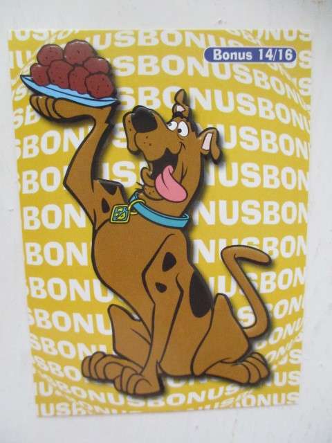 SCOOBY DOO TRADING CARD