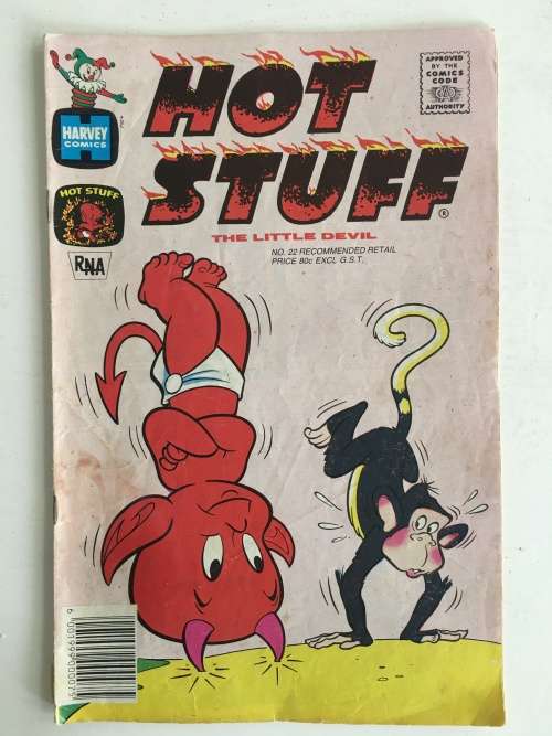 HARVEY COMICS -HOT STUFF - A SOUTH AFRICAN COMIC - NO. 22 - 1988
