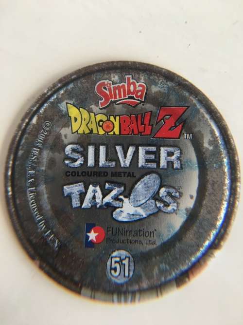 METAL SIMBA DRAGON BALL Z TAZO - NO. 51