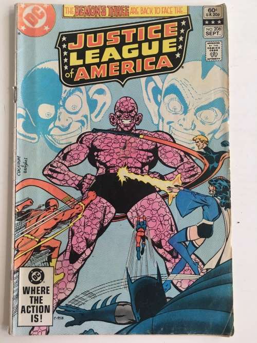 DC COMICS - JUSTICE LEAGUE OF AMERICA VOL. 23  NO. 206 - 1982