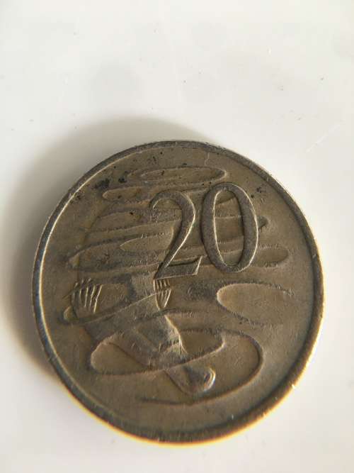 AUSTRALIA 1972 20c COIN