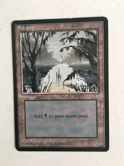 MAGIC THE GATHERING - SWAMP X 4 CARDS