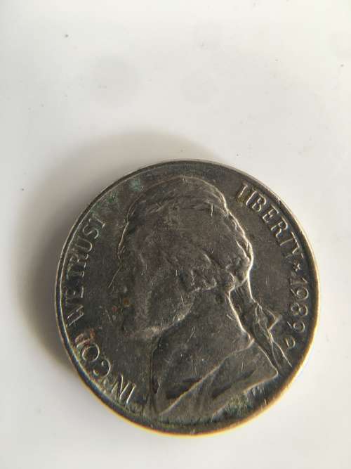 AMERICA 5c COINS  LOT OF 4  WASHINGTON - 1959 - 1989 - 1980 - 1996