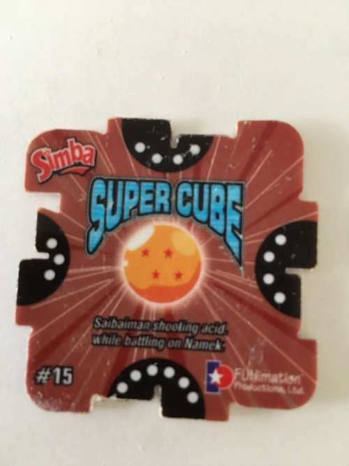 DRAGON BALL Z CUBE TAZO -  NO. 15