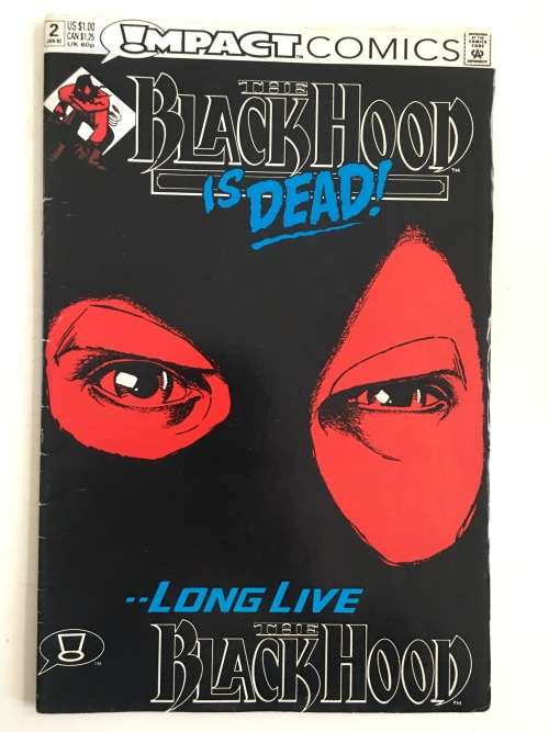IMPACT COMICS - THE BLACK HOOD IS DEAD - NO. 2 - 1992