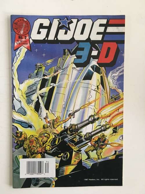 BLACKTHORNE PUBLISHING COMICS - G.I. JOE 3-D COMIC - NO. 2 - 1987