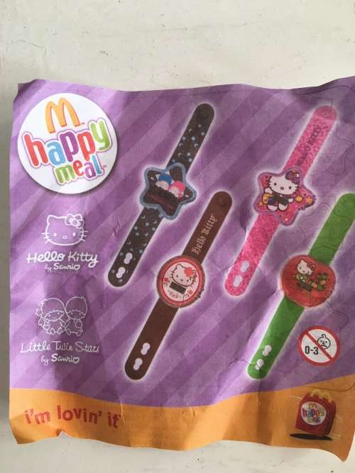 MC DONALDS HAPPY MEAL TOY - TOY WATCH  - 2009 SOLD AS NOT WORKING NOT BEEN TESTED