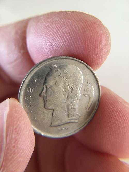 BELGIUM 1952 1 FR COIN