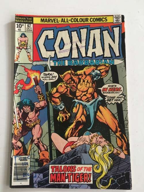 MARVEL COMICS - CONAN THE BARBARIAN  VOL. 1  NO. 67 - 1976