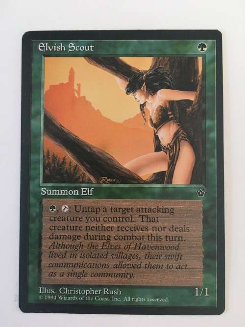 MAGIC THE GATHERING  - 2 HALF SETS -  SEEKER X2- ELVISH SCOUT X2