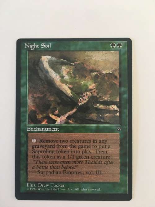 MAGIC THE GATHERING - 2 HALF SETS - SNOW HOUND X 2 - NGHT SOIL