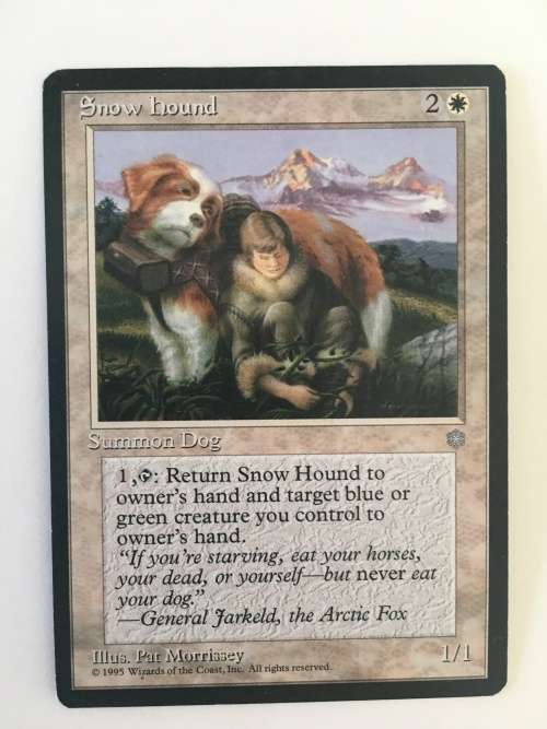 MAGIC THE GATHERING - 2 HALF SETS - SNOW HOUND X 2 - NGHT SOIL