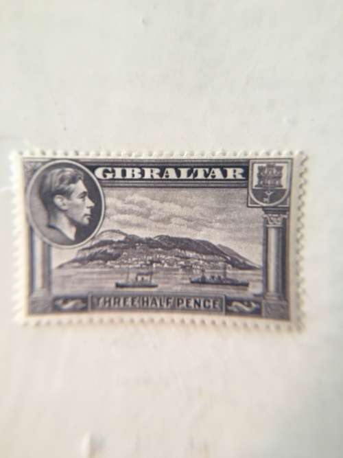 GIRBRALTAR KING GEORGE UNUSED STAMP