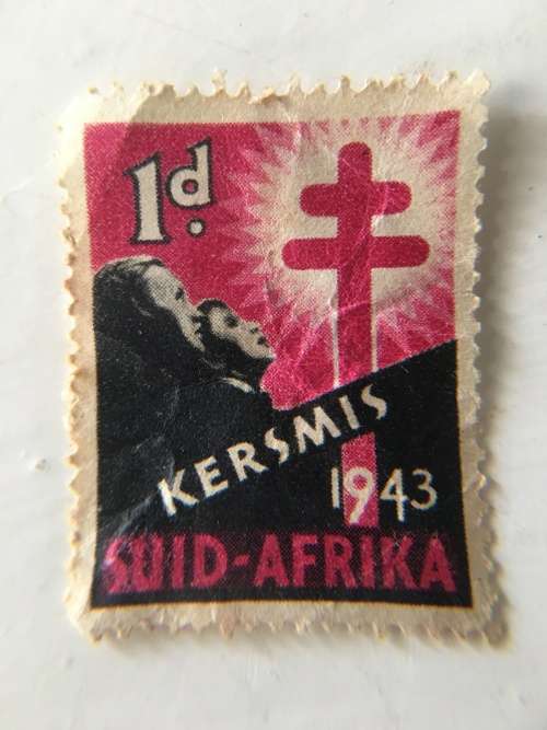 VINTAGE CHRISTMAS STAMPS - X 2