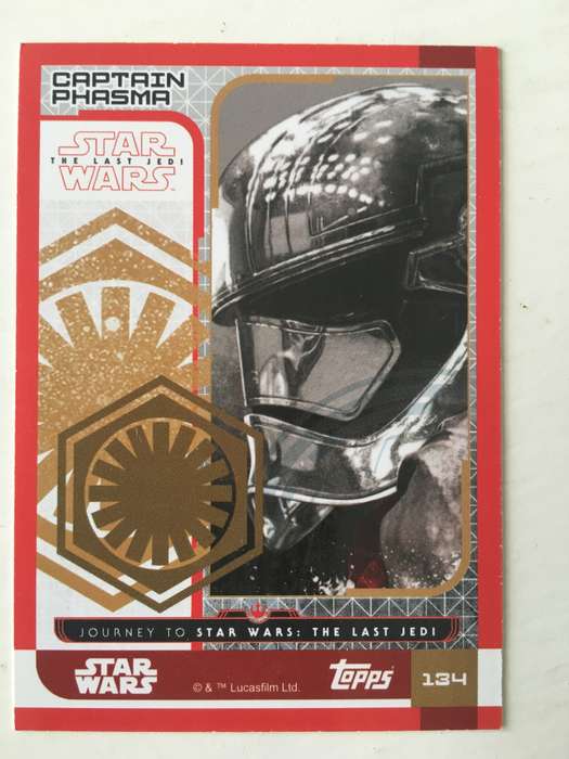 TOPPS -  STAR WARS CARD - THE LAST JEDI