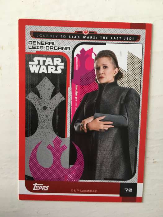 TOPPS -  STAR WARS CARD - THE LAST JEDI