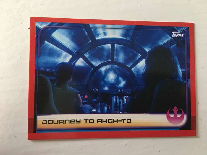 TOPPS -  STAR WARS CARD - THE LAST JEDI