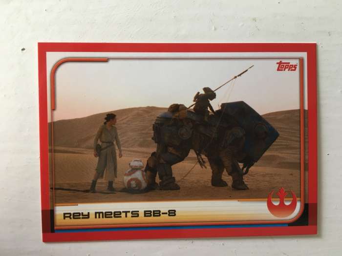 TOPPS -  STAR WARS CARD - THE LAST JEDI