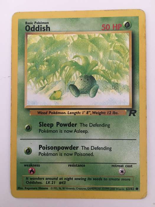 POKEMON TRADING CARD - ODDISH