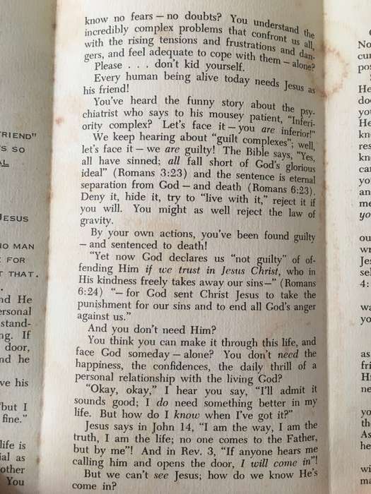 NEW BARBOUR CHRISTIAN COMICS - BORN AGAIN -1978 AND AUTOGRAPH OF PAT BOONE CROSS & SWITCHBLADE