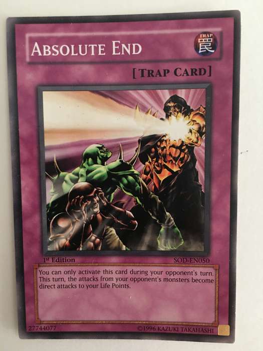 YU-GI-OH TRADING CARD - ABSOLUTE END
