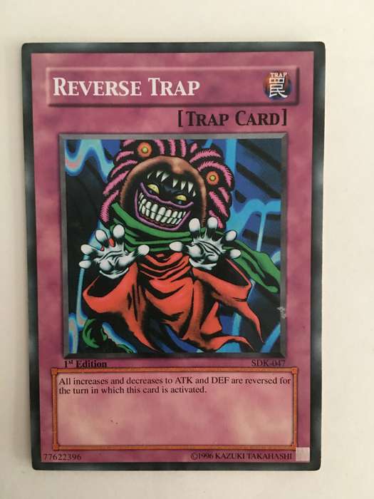 YU-GI-OH TRADING CARD - REVERSE TRAP
