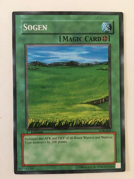 YU-GI-OH TRADING CARD - SOGEN