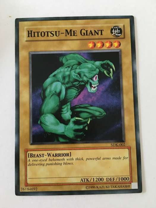 YU-GI-OH TRADING CARD - HITOTSU-ME GIANT