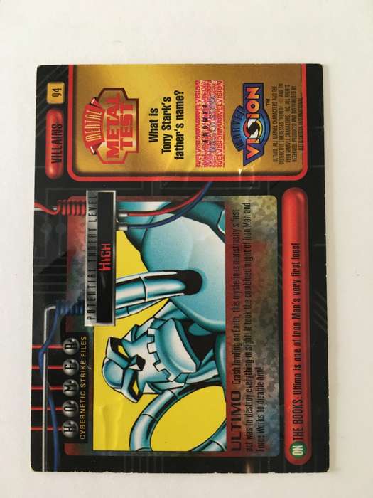 VISION TRADING CARD DC HEROS - ULTIMO