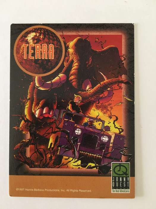 LOVELY TRADING CARD - SPUR KIDS CLUB -JOHNNY QUEST - DR QUEST 1997