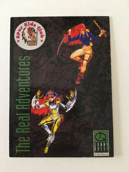 LOVELY TRADING CARD - SPUR KIDS CLUB - THE REAL ADVENTURES  -  1997