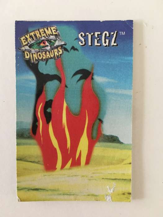 KFC 3 VINTAGE TRADING CARDS - EXTREME DINOSAURS  1998 X 3