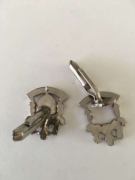 VINTAGE FAMILY CREST VAN DER MERWE  CUFF LINKS