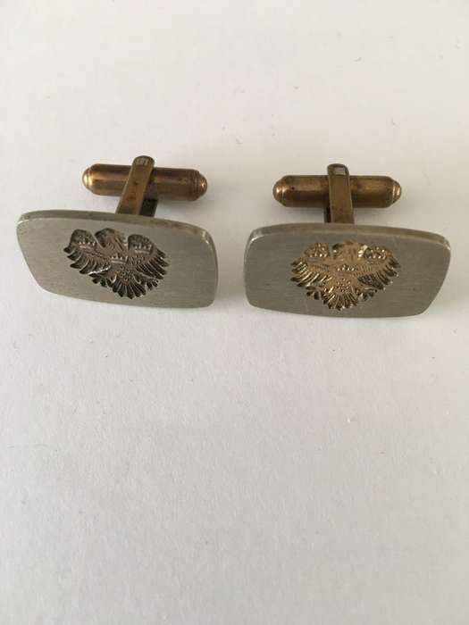 LOVELY VINTAGE EAGLE MENS CUFFLINKS MAY BE PLATED