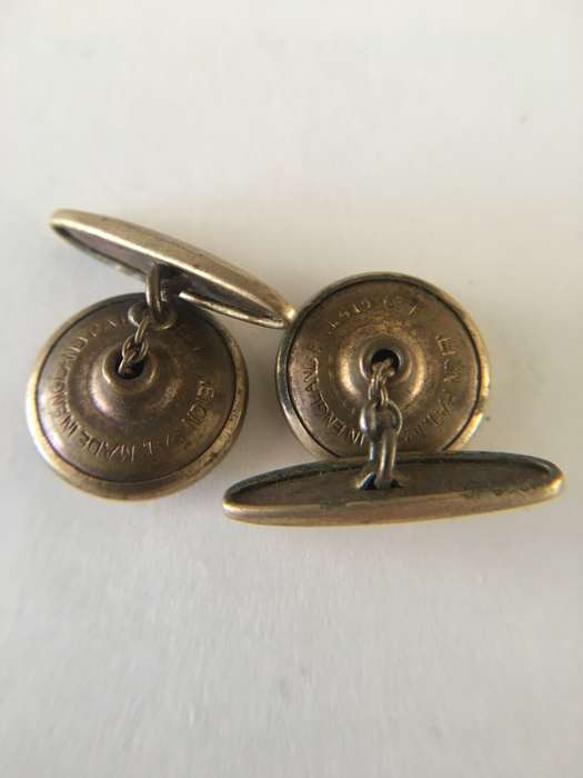LOVELY VINTAGE TO ANTIQUE  MENS  CUFF LINKS