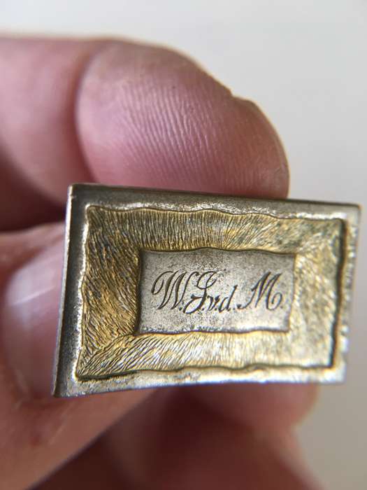 LOVELY VINTAGE MENS  CUFF LINKS   MAY BE PLATED