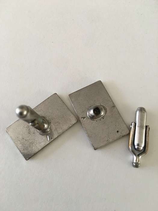 LOVELY VINTAGE MENS  CUFF LINKS   MAY BE PLATED
