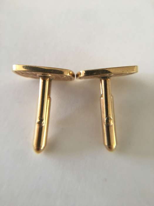 LOVELY VINTAGE  EAGLE PLATED MENS CUFF LINKS