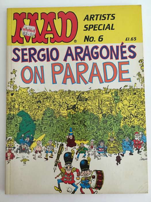 VINTAGE MAD MAGAZINE -ARTISTS SPECIAL NO. 6  PRINTED IN FINLAND