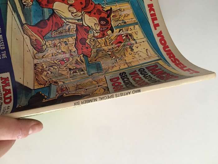 VINTAGE MAD MAGAZINE -ARTISTS SPECIAL NO. 6  PRINTED IN FINLAND