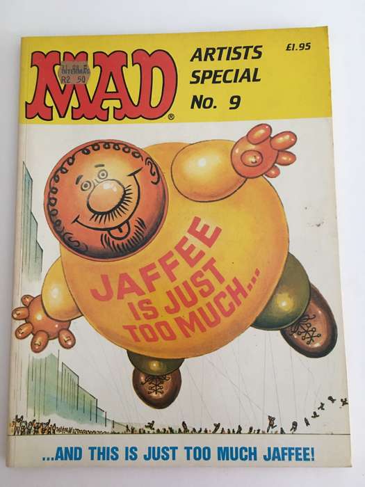 VINTAGE MAD MAGAZINE - ARTISTS SPECIAL NO. 9  - PRINTED IN FINLAND