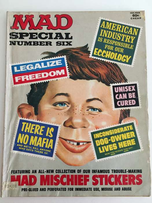 VINTAGE MAD MAGAZINE - MAD SPECIAL NUMBER 6 - 1971